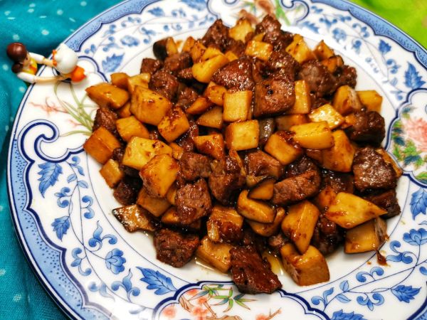 黑椒牛肉杏鲍菇