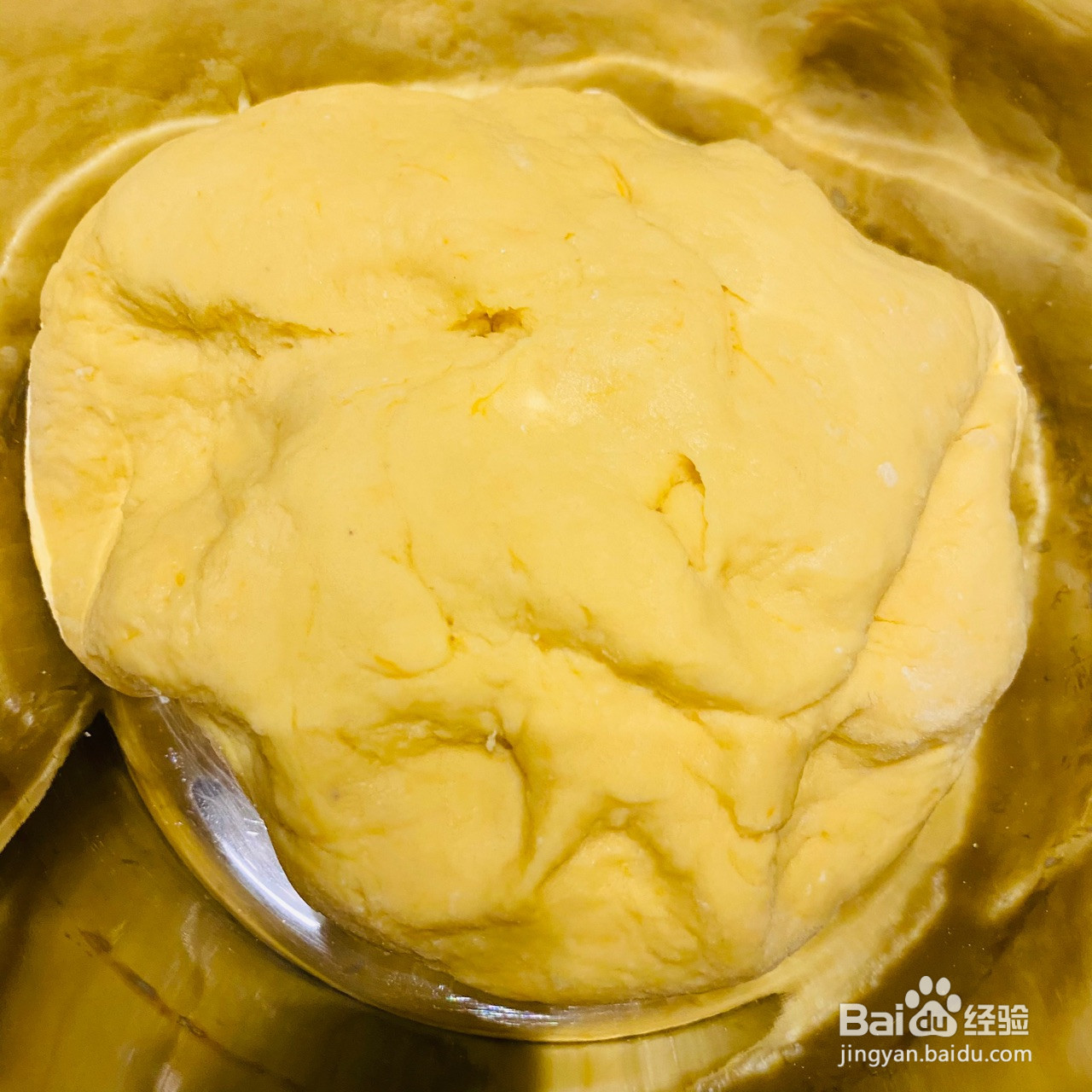 时令美味柿子红豆饼的做法