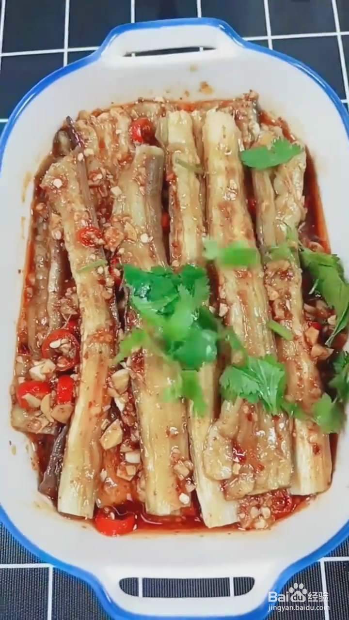 如何制作凉拌蒸茄子