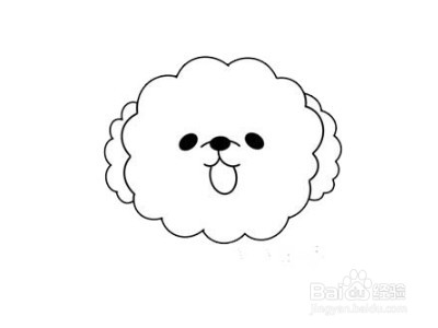 怎么画出一只可爱的黄色泰迪
