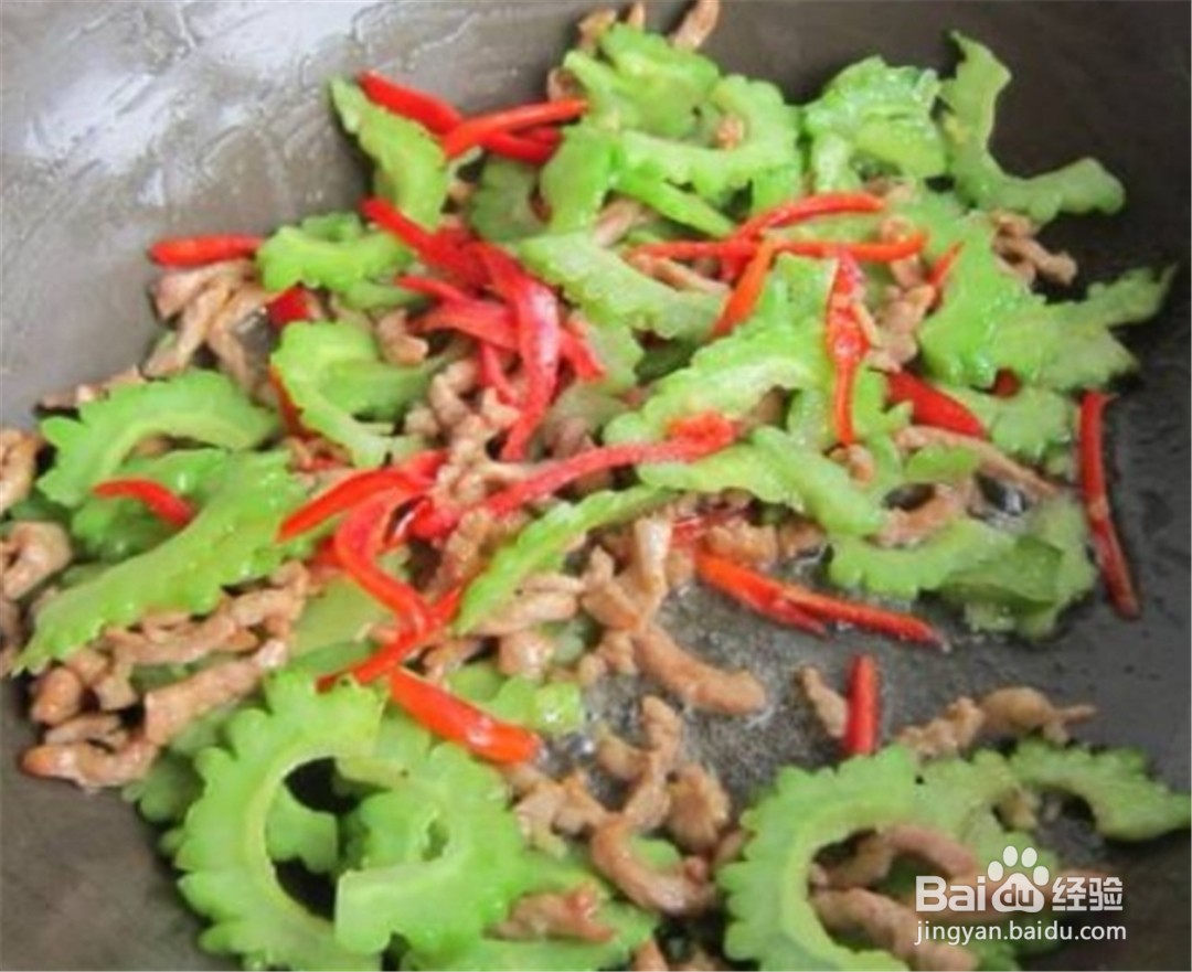 清热益气—苦瓜炒肉