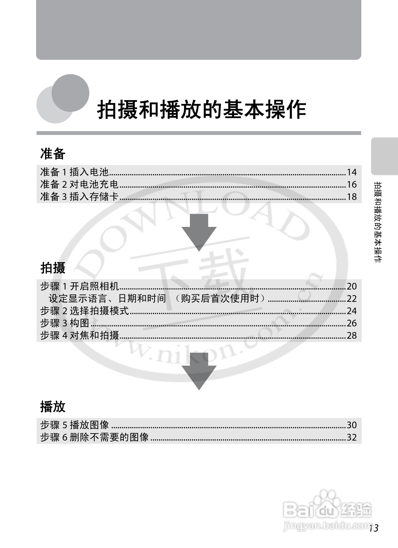 尼康COOLPIX S6200数码相机使用说明书:[3]