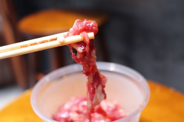 碳火蝶豆兰牛肉饭