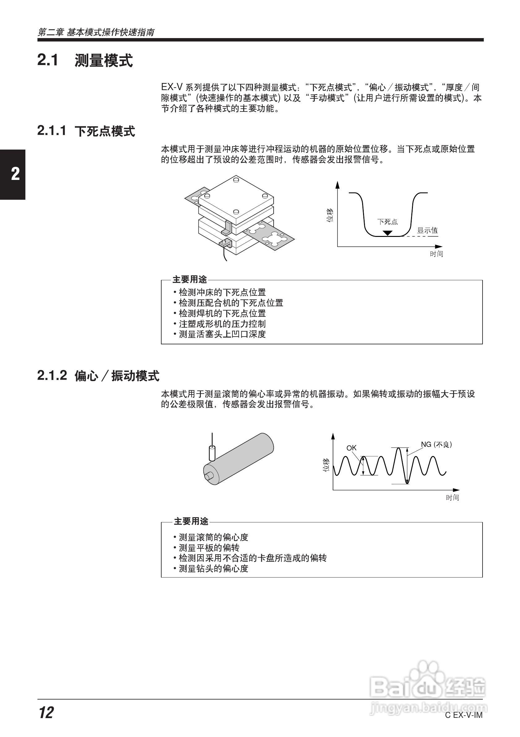 EX-V64型数字位移感应传感器说明书:[3]