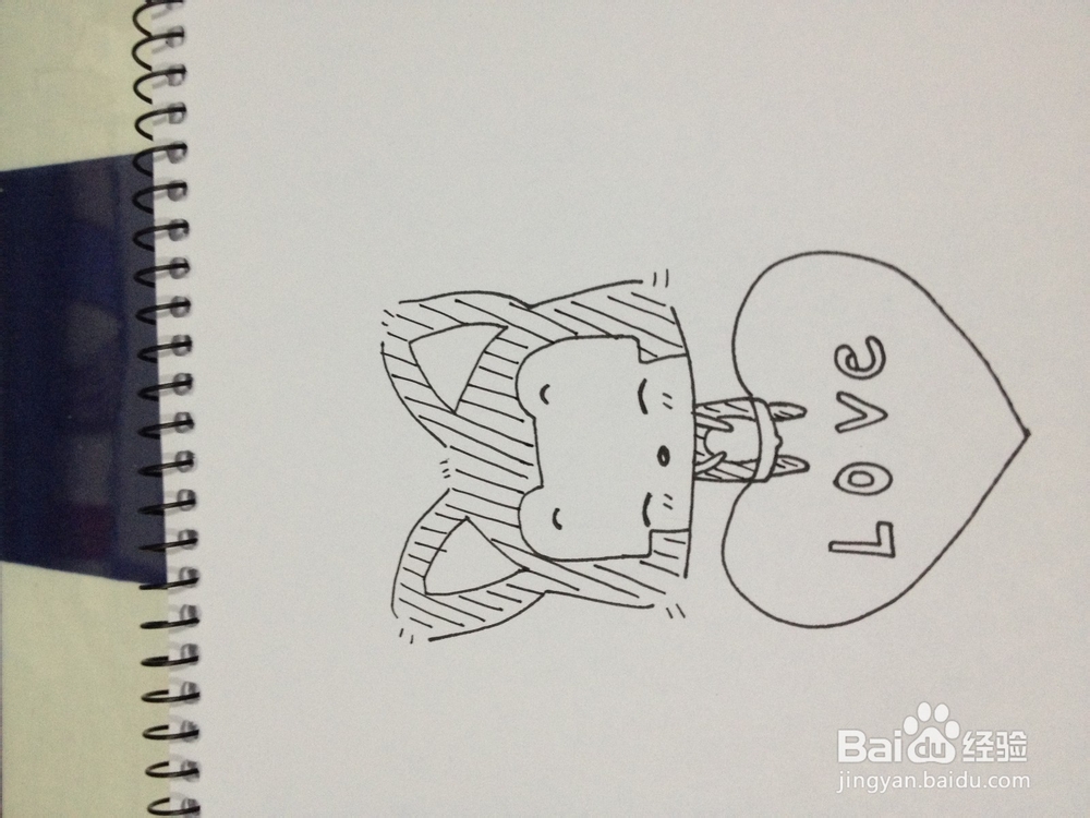 可爱阿狸简笔画