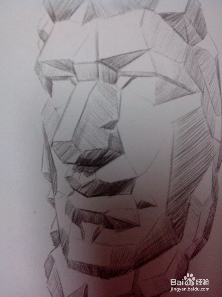 简单的石膏象绘画