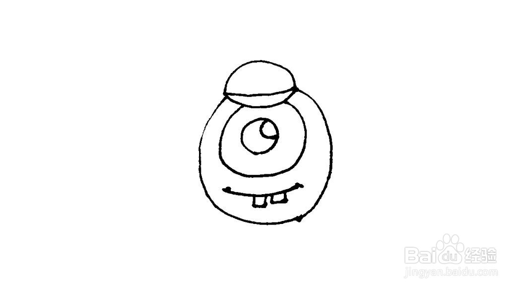 大眼仔简笔画教程