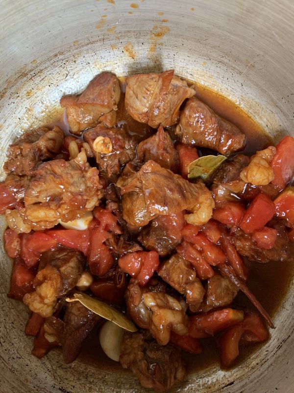 番茄牛肉炖土豆