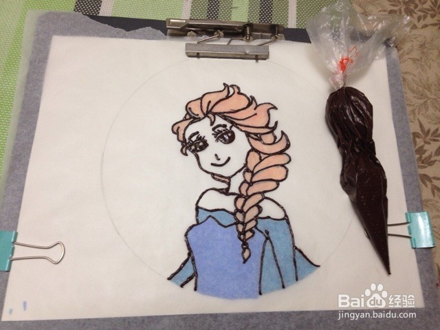 爱莎公主生日蛋糕的做法