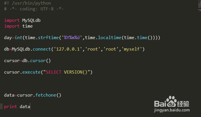 python如何连接mysql数据库