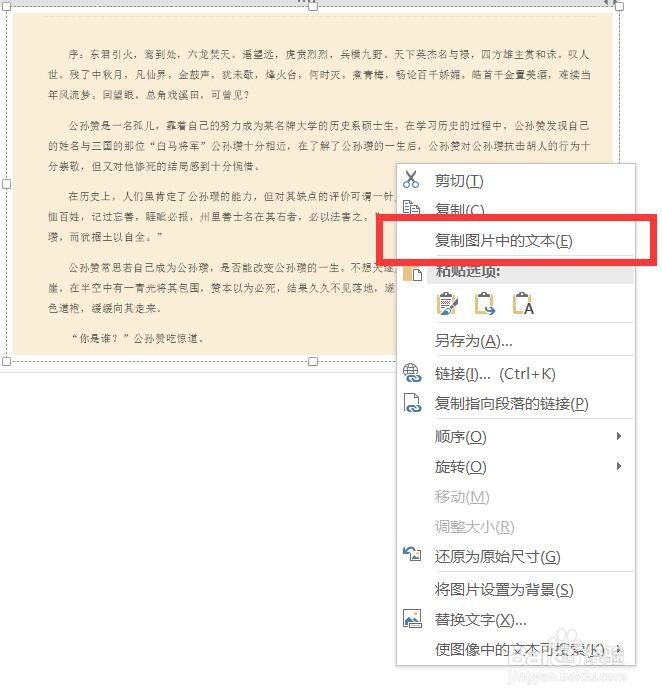 怎么将图片转换成word