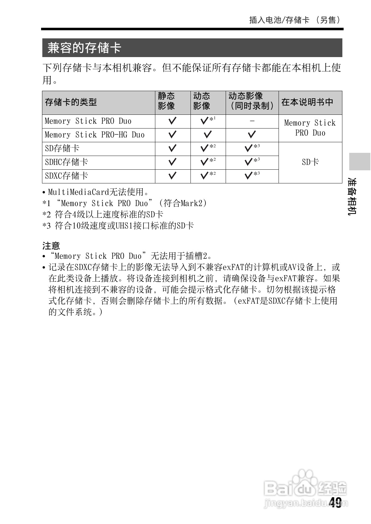 SONY索尼 α99(SLT-A99) 数码相机说明书:[5]