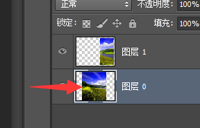 怎么用PHOTOSHOP把两幅图拼接在一起