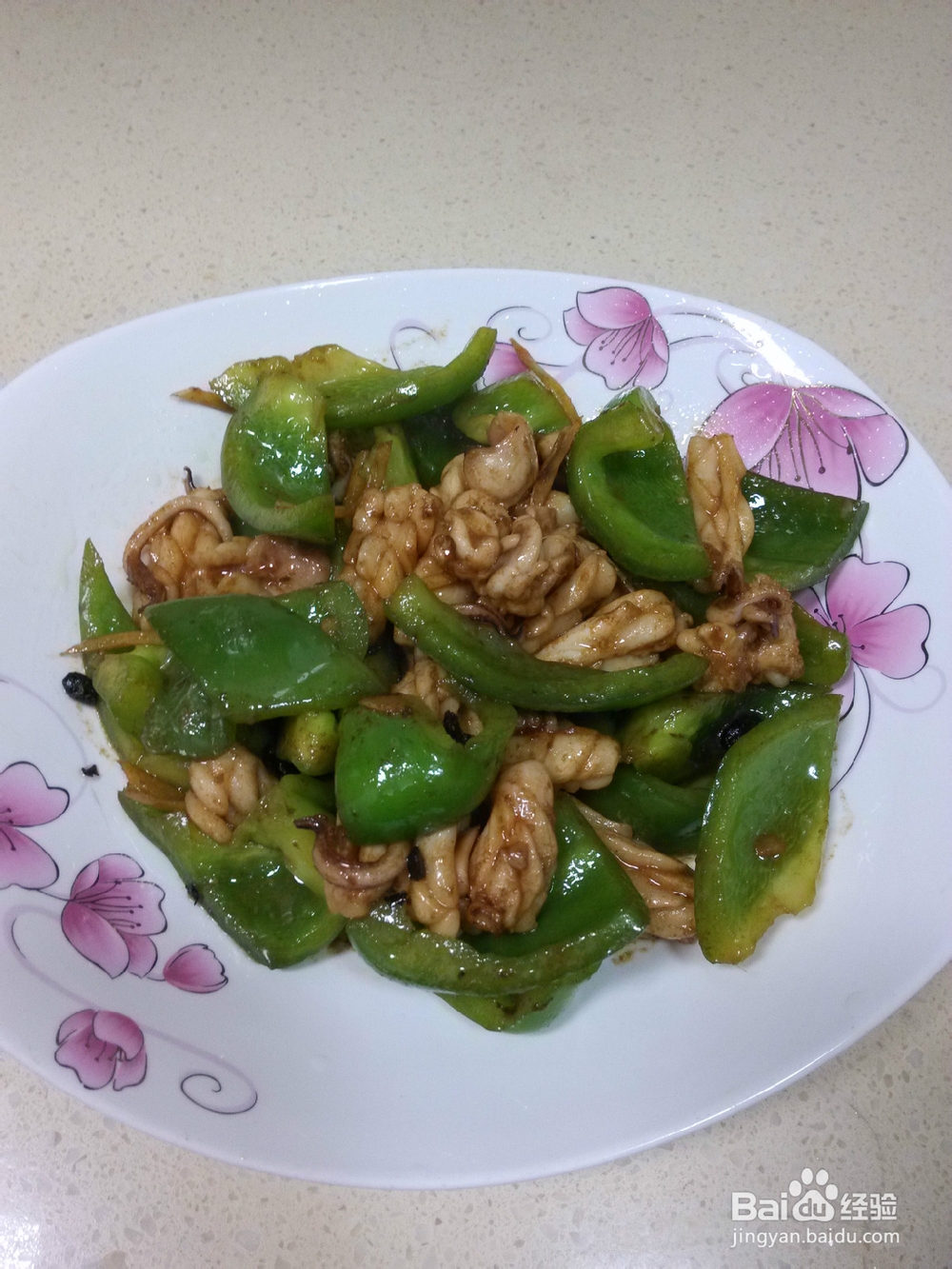 青椒炒鱿鱼怎样炒最好吃?