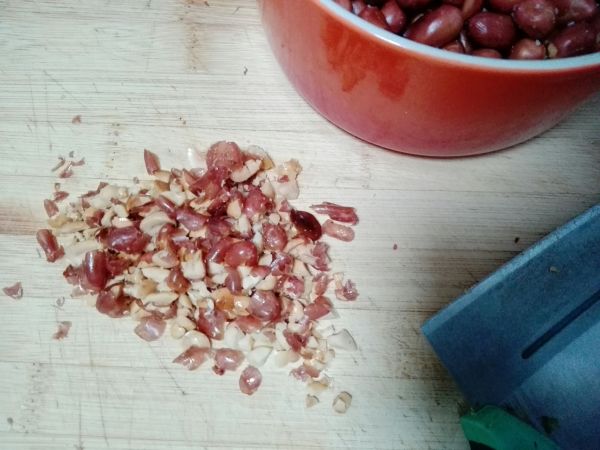 花生肉沫米饭饼