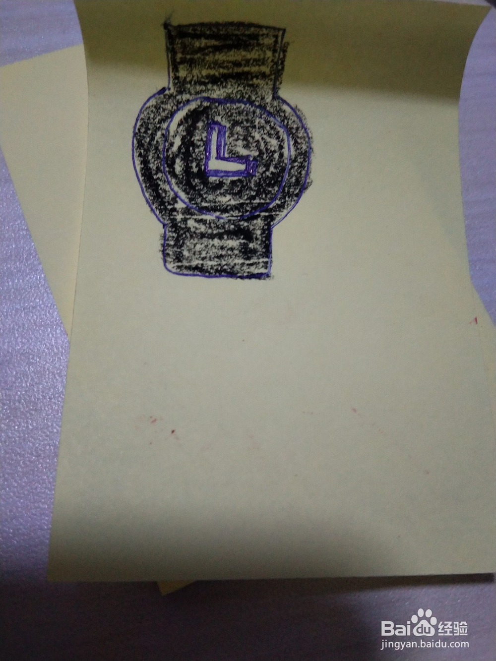 手表的简笔画法
