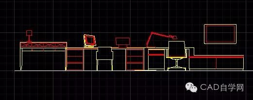 如何使用cad对齐命令对齐图块