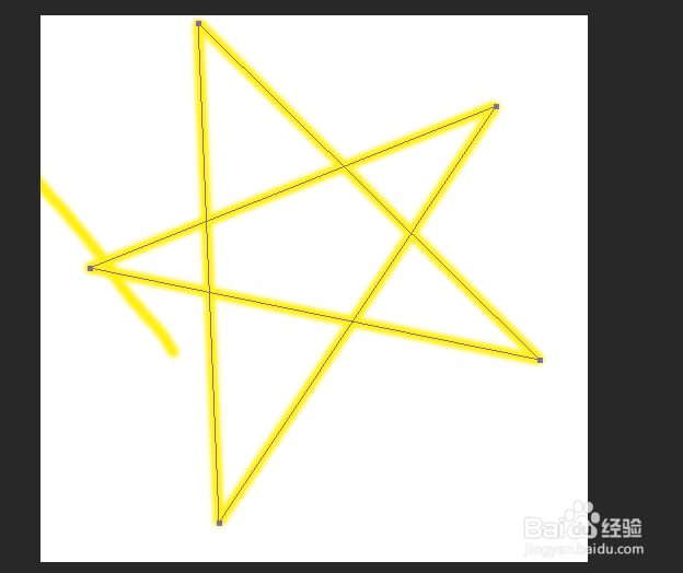 ps cc 如何给钢笔画的图形描边