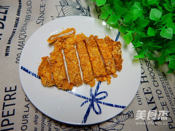 空炸猪排的做法