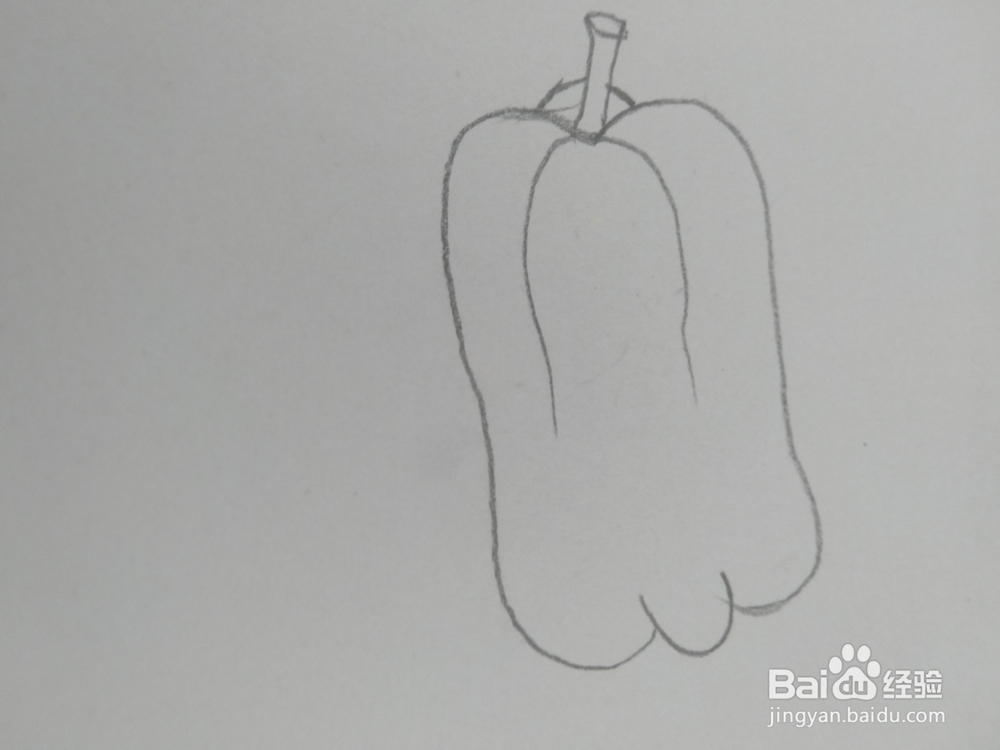儿童简笔画辣椒画法6