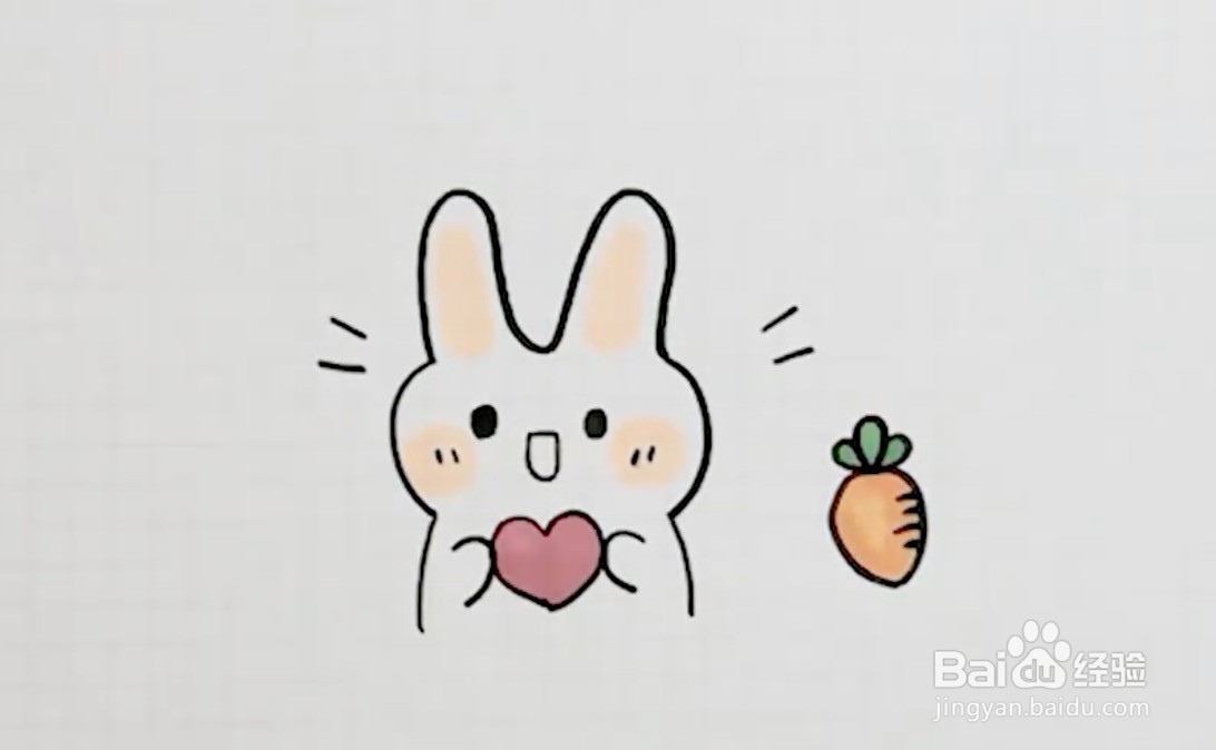 小兔子怎么画简单又可爱