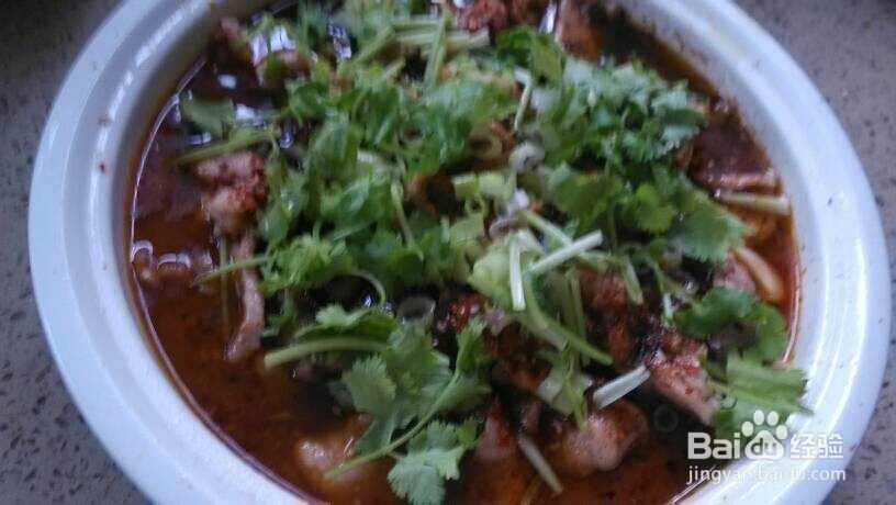 家常重庆水煮肉片