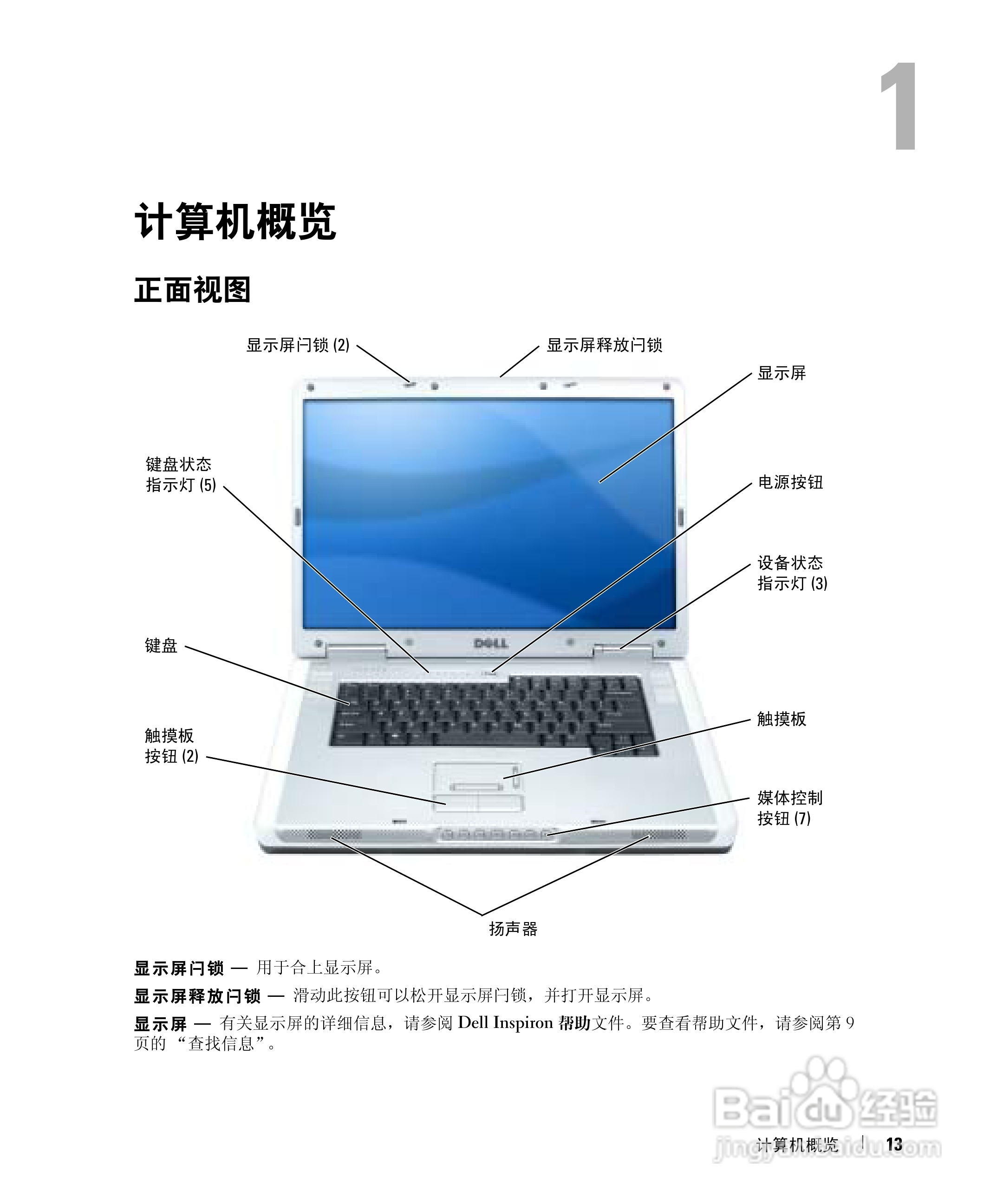 戴尔Inspiron 9300笔记本电脑使用说明书:[2]