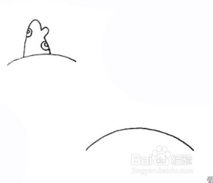 手绘简笔画之柳树景色的画法