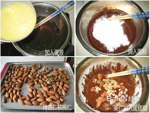 创新的用淋酱裹满布朗尼--布朗尼蛋糕