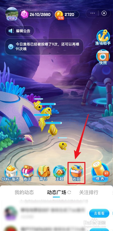 微博渔场如何出卖鱼获取鱼币
