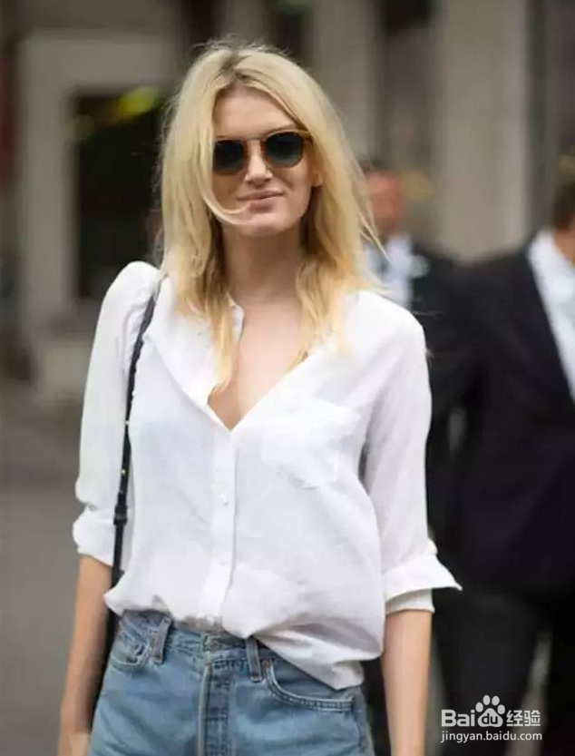 白衬衫最新流行的9种穿搭技巧，你Get了吗？