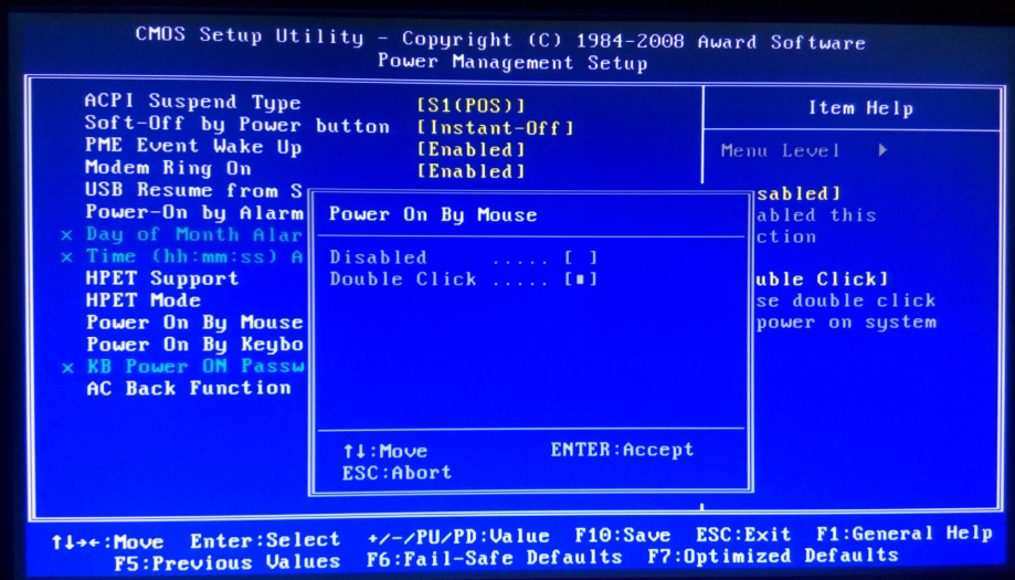电脑怎么设置双击鼠标两下就开机