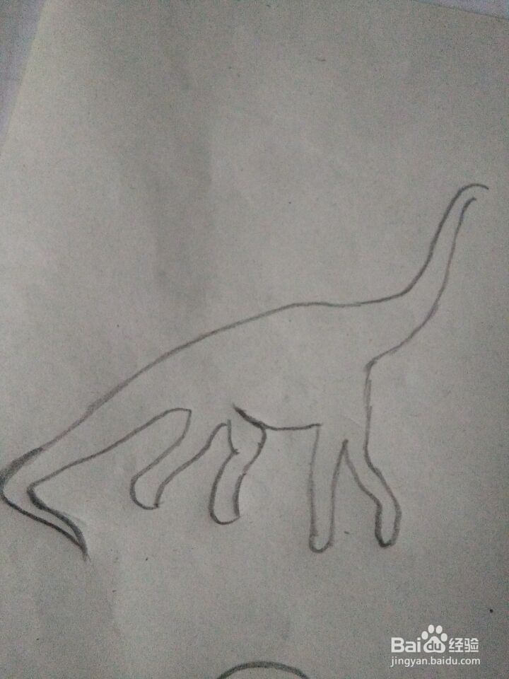 大恐龙简笔画