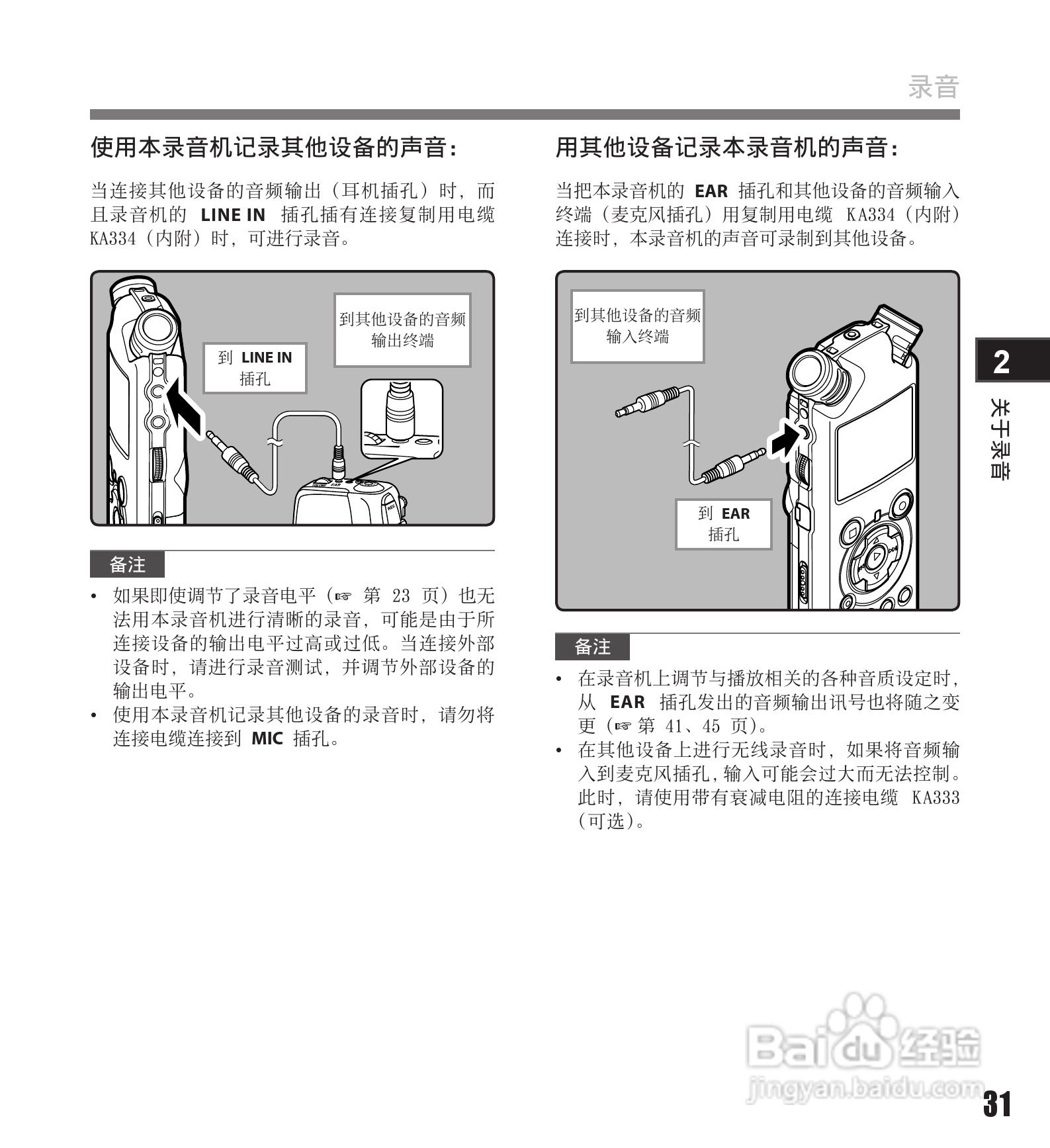 奥林巴斯录音笔LS-11型使用说明书:[4]