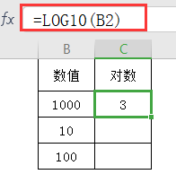 log1到log10的值图片
