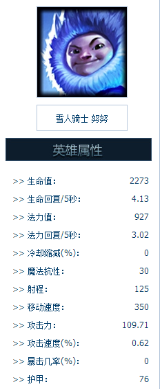 lol雪人骑士——努努攻略