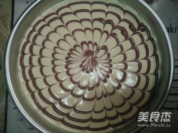 拉花轻乳酪蛋糕