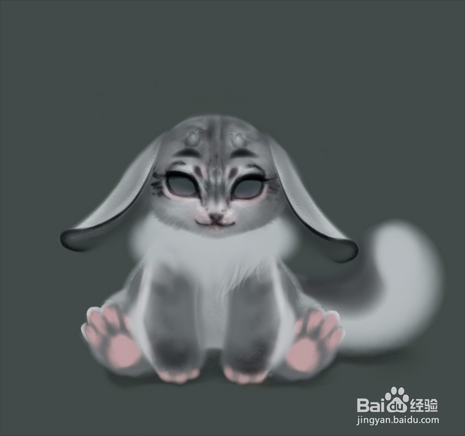 垂耳兽绘画教程