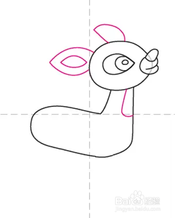 如何绘制卡通小鹿