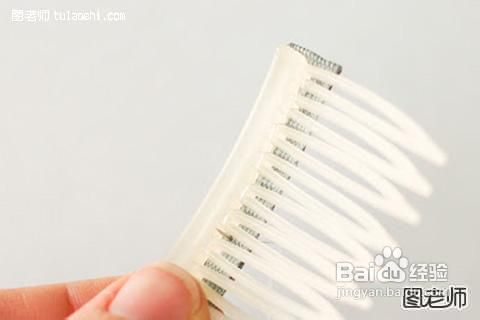 珍珠发梳的制作方法