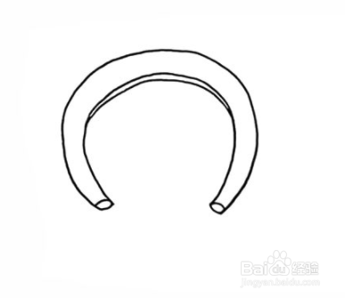 手绘简笔画之耳麦的画法