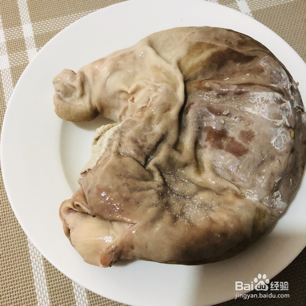 忍不住流口水的猪肚炒酸菜