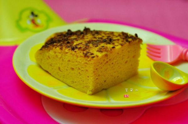 核桃玉米面发糕