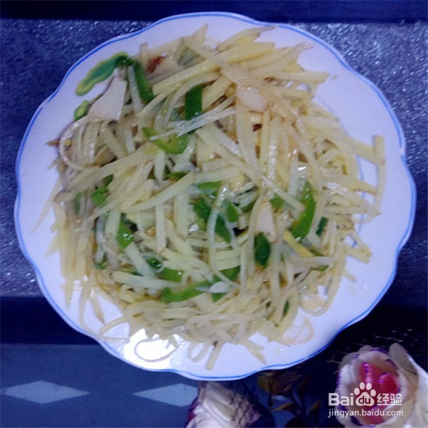 素炒香脆土豆丝的做法