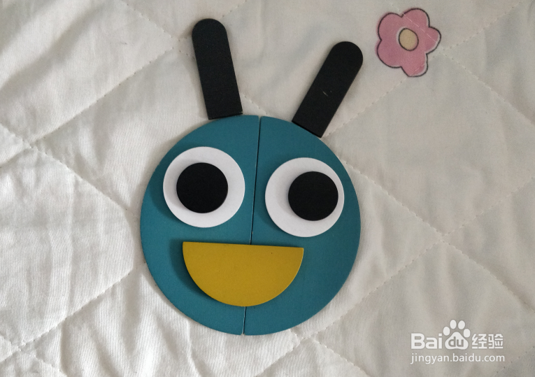 用形状积木怎么拼一只毛虫？