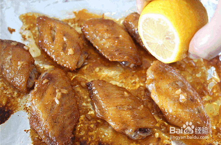 橙汁烤翅的做法