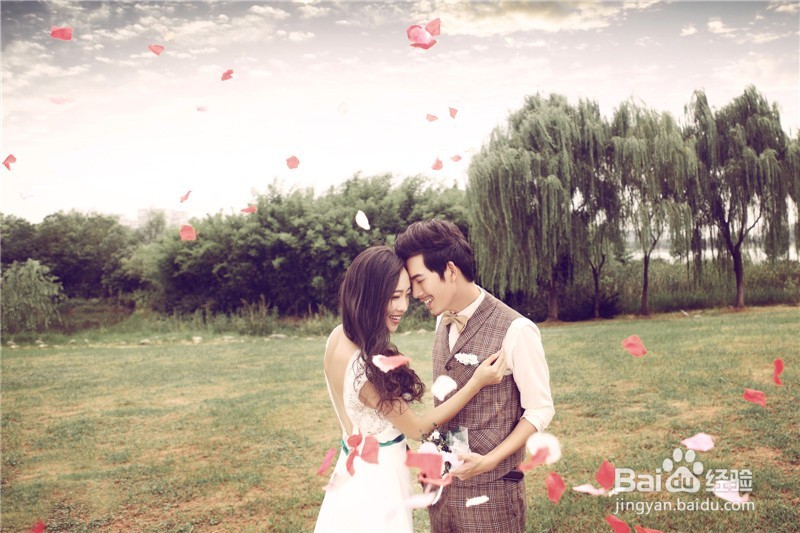 小清新婚纱照的拍摄技巧