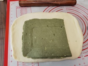抹茶豆沙吐司的做法