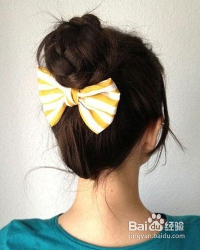 直发如何扎花苞头