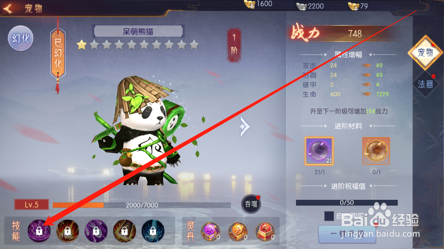 侠客少年行如何激活宠物技能